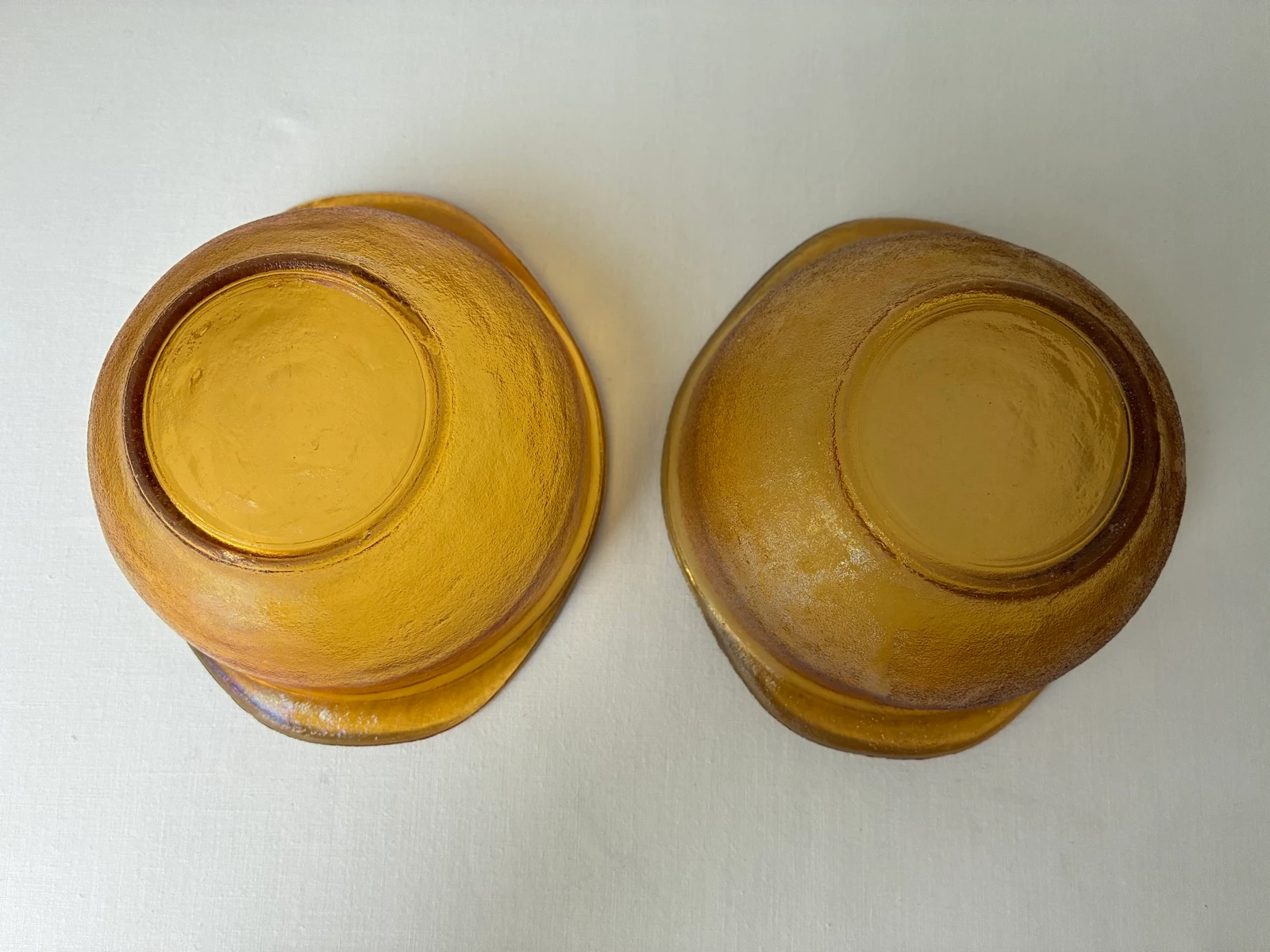 Conjunto de 2 tigelas de sopa / tigelas vintage Arcoroc Sierra Amber – photo 4